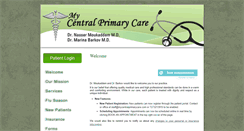 Desktop Screenshot of mycentralprimarycare.com